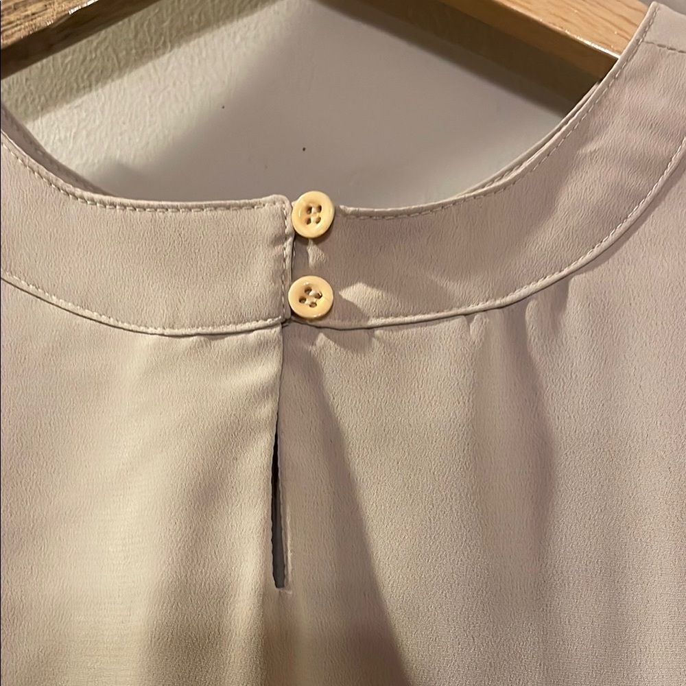 Karen Scott Cream Blouse - Picture 7 of 9